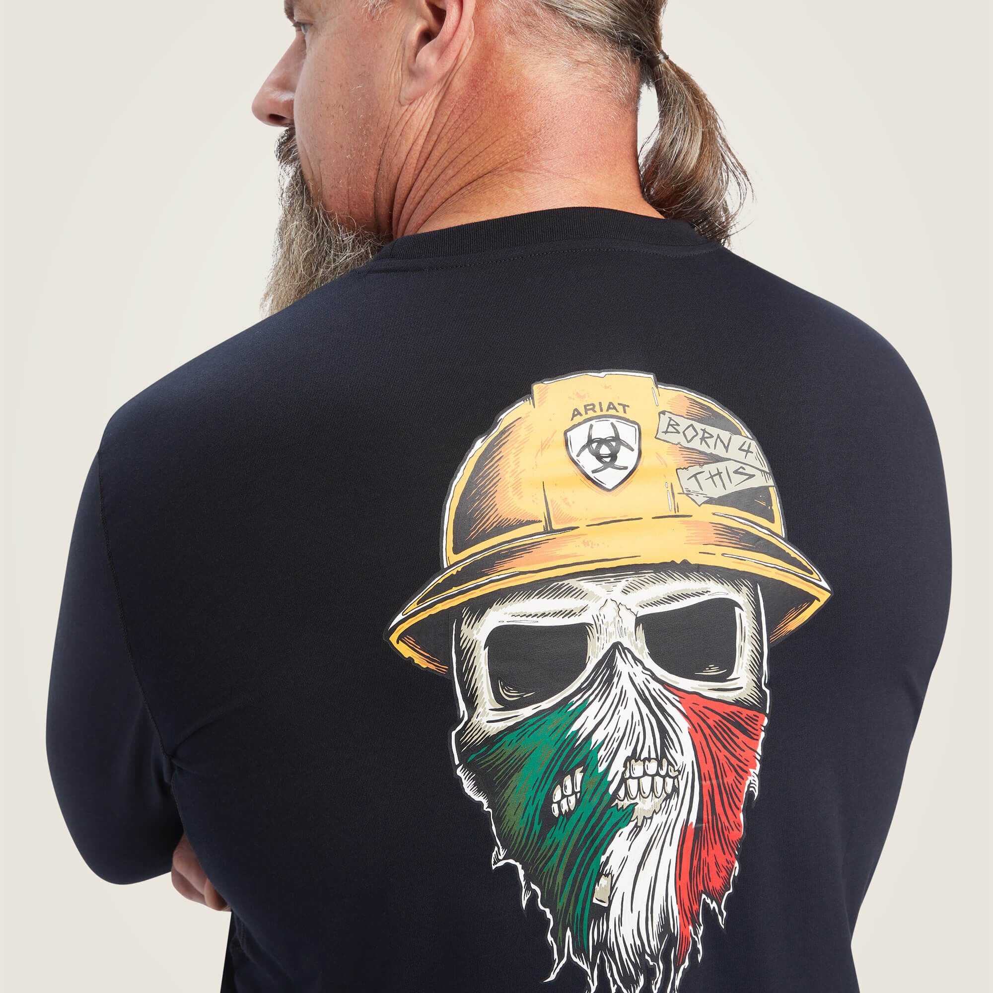 Rebar Workman Born For This T-Shirt Men - BLACK