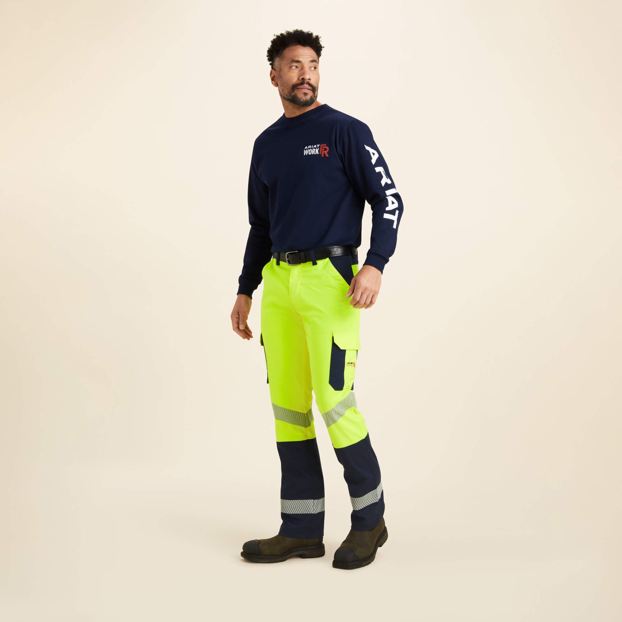 FR M7 Slim DuraStretch Duralight Twill Straight Pant Men - HI VIS YELLOW
