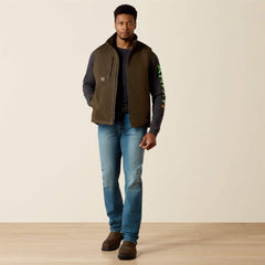Rebar Washed DuraCanvas Insulated Vest Men - WREN