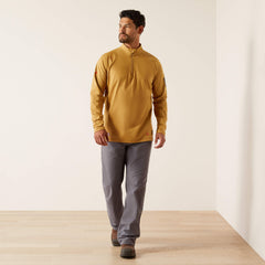 FR Combat Stretch Patriot 1/4 Zip Work Shirt Men - BISTRO