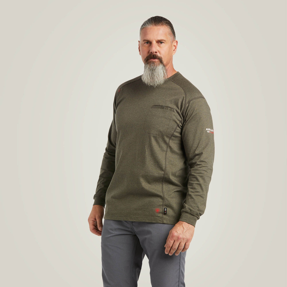 FR Air Rig Life Graphic T-Shirt Men - SAGE HEATHER
