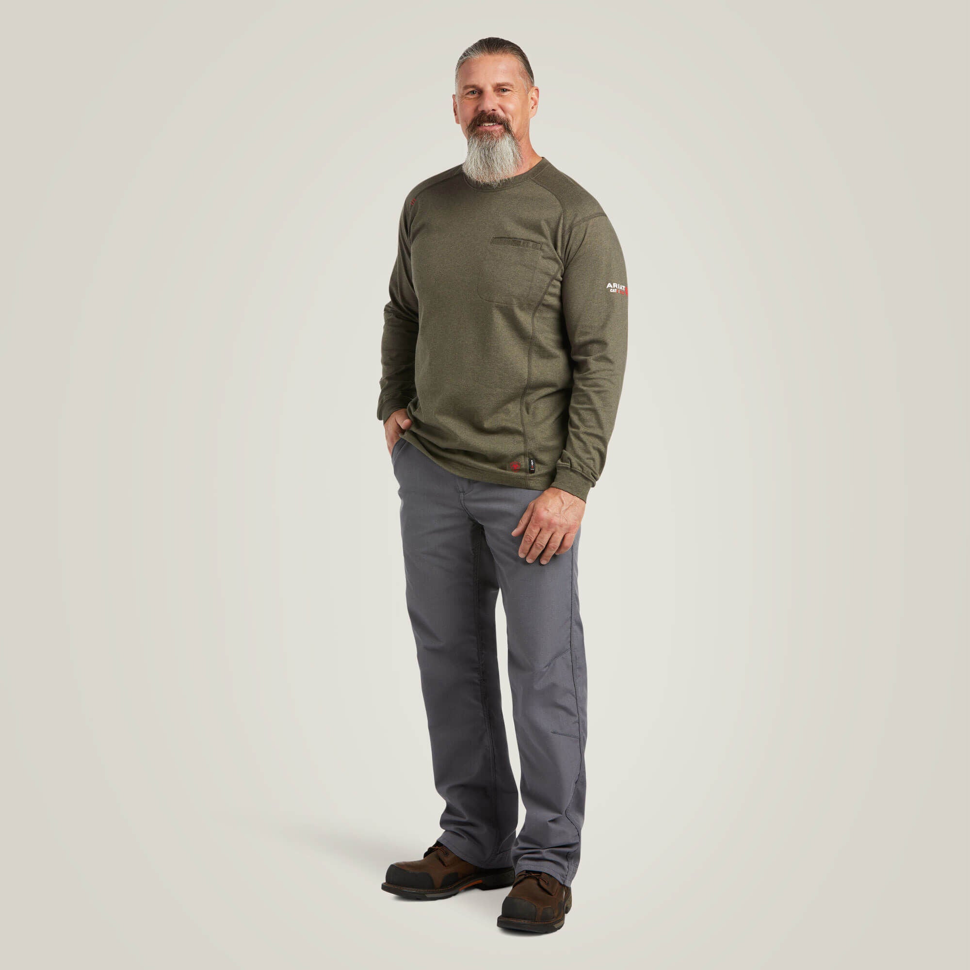 FR Air Rig Life Graphic T-Shirt Men - SAGE HEATHER
