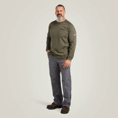 FR Air Rig Life Graphic T-Shirt Men - SAGE HEATHER