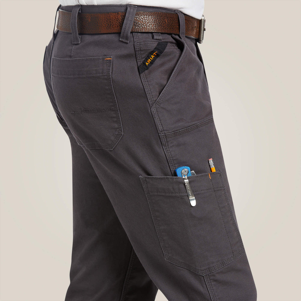 Rebar M7 Slim DuraStretch Made Tough Double Front Straight Pant Men - REBAR GREY