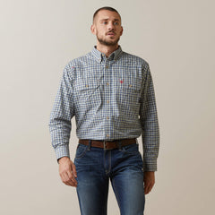 FR Plaid Featherlight Work Shirt Men - CLEAR SKY PLAID