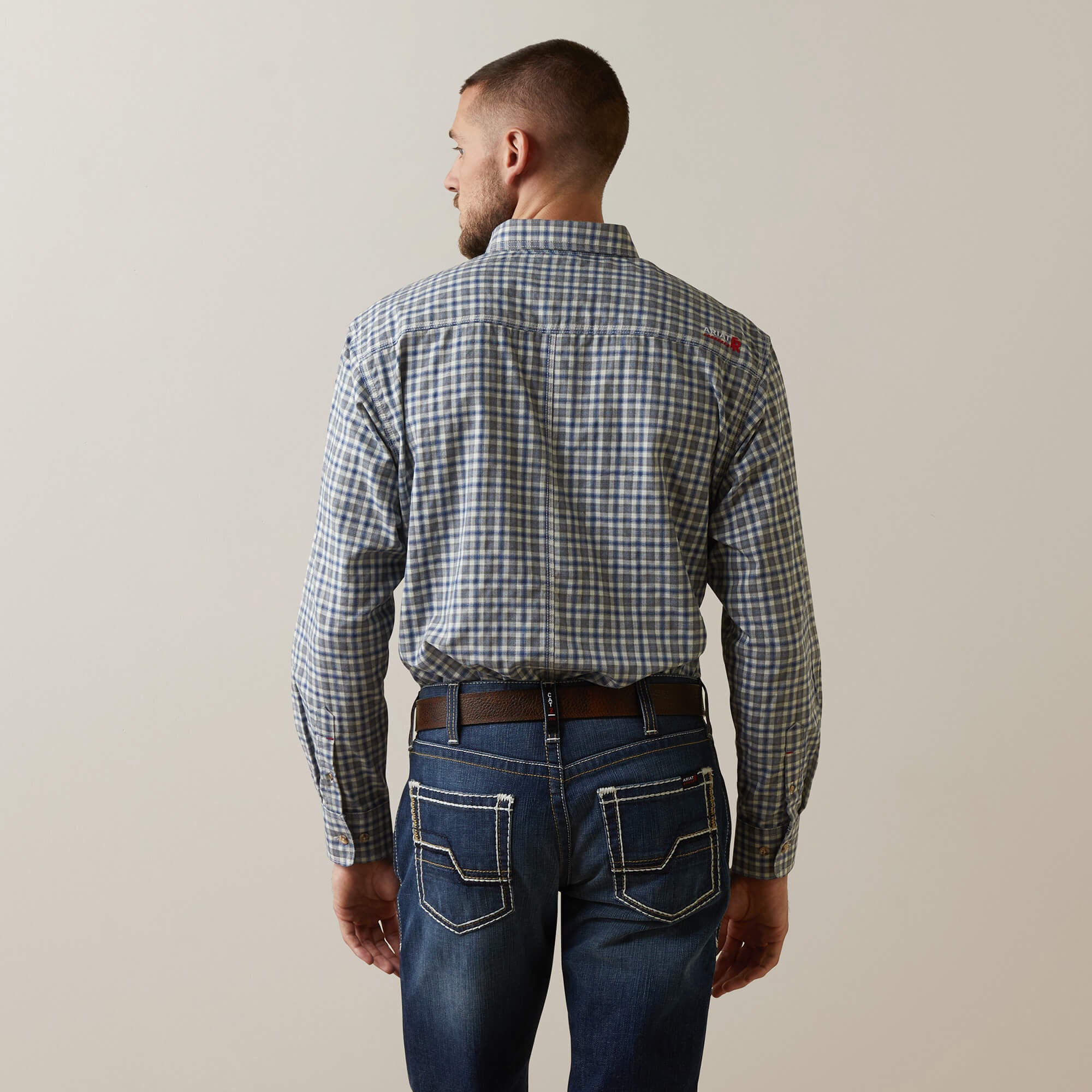 FR Plaid Featherlight Work Shirt Men - CLEAR SKY PLAID