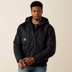 Rebar Washed DuraCanvas Insulated Jacket Men - BLACK