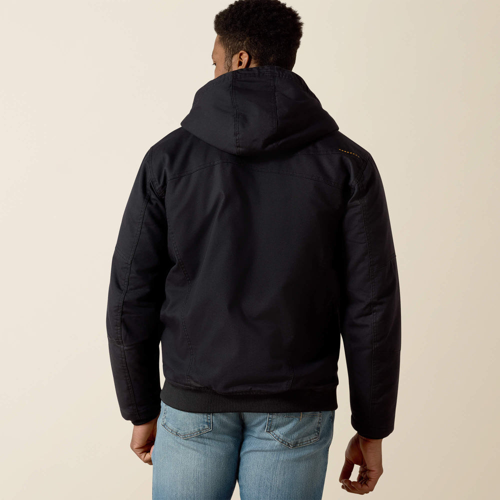 Rebar Washed DuraCanvas Insulated Jacket Men - BLACK
