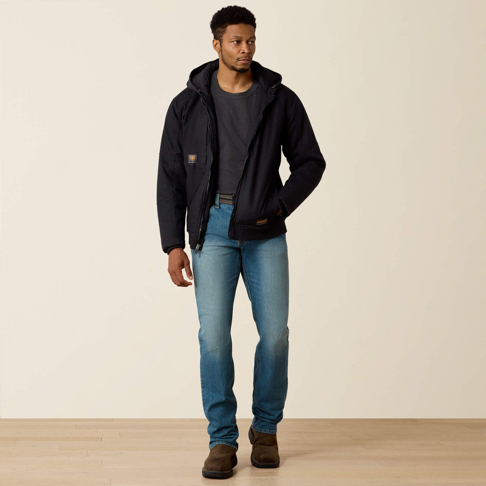 Rebar Washed DuraCanvas Insulated Jacket Men - BLACK