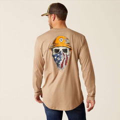 Rebar Workman Born For This T-Shirt Men - OATMEAL HEATHER