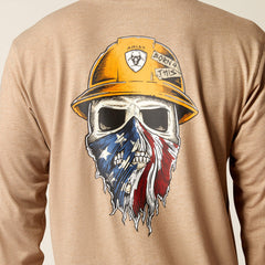 Rebar Workman Born For This T-Shirt Men - OATMEAL HEATHER