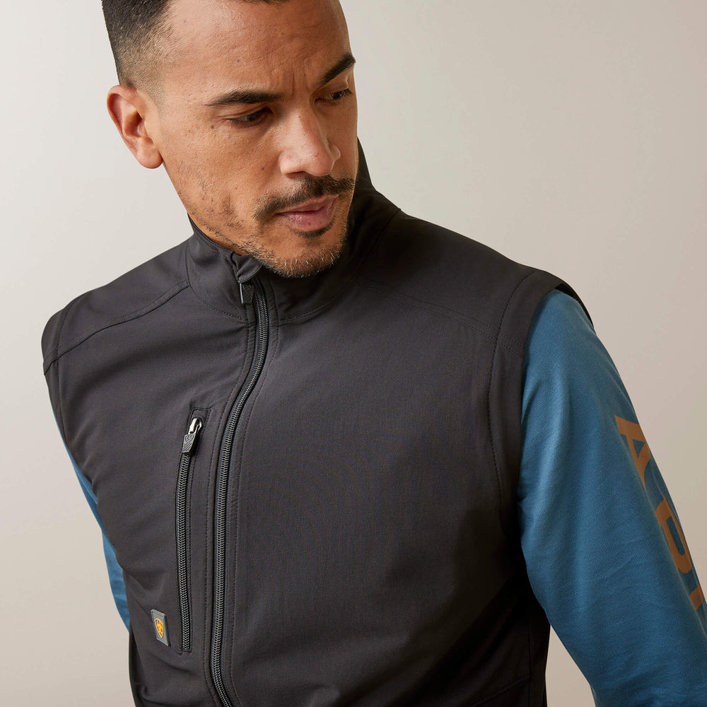 Rebar Weatherproof Convertible Jacket Men - BLACK