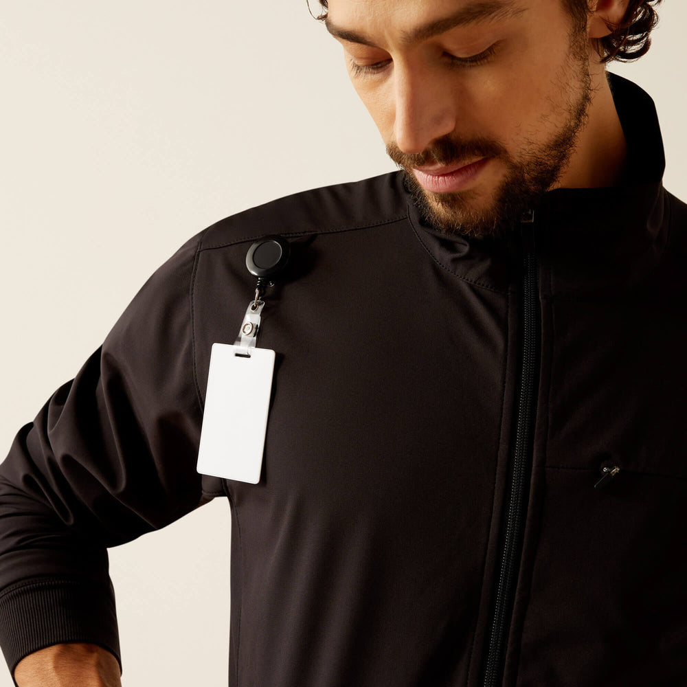 Conrad Utility Scrub Jacket Men - BLACK