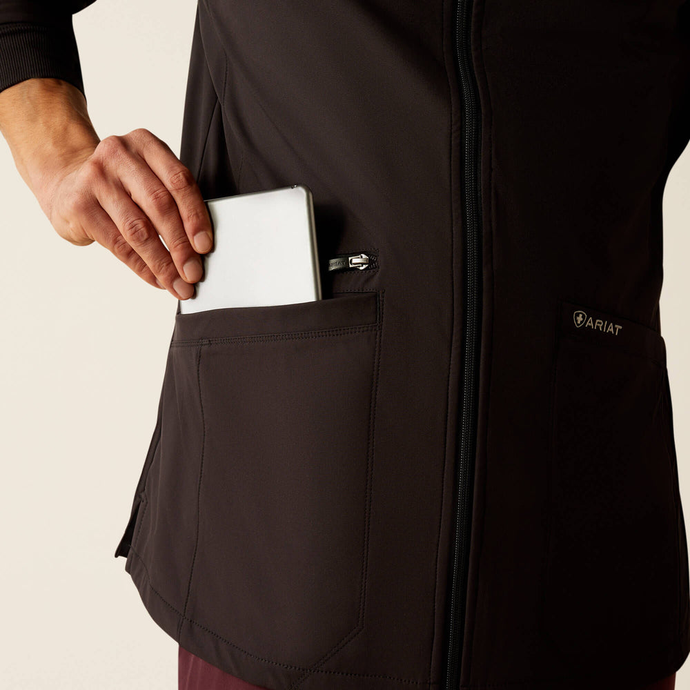 Conrad Utility Scrub Jacket Men - BLACK