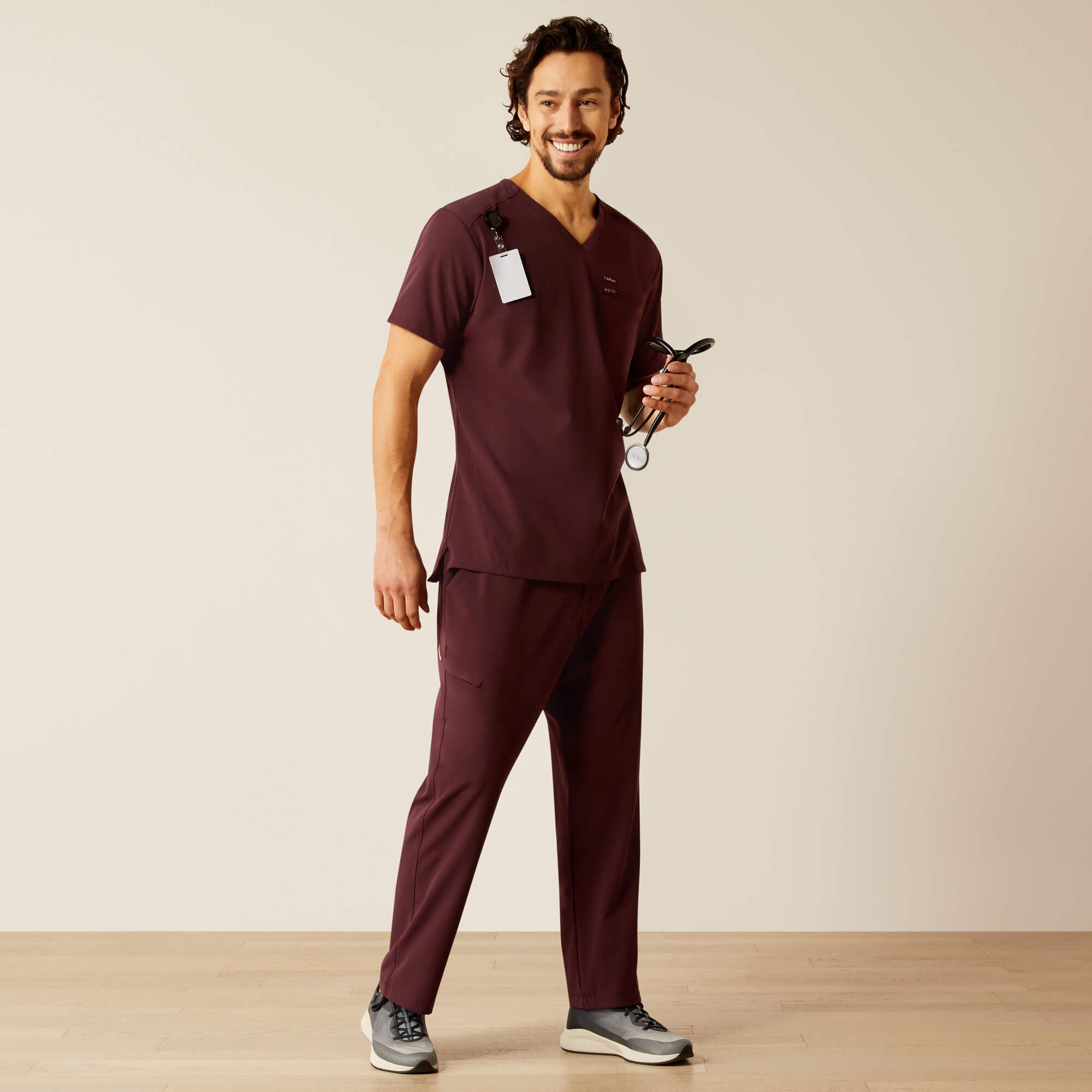 Whitman Scrub Top Men - WINETASTING
