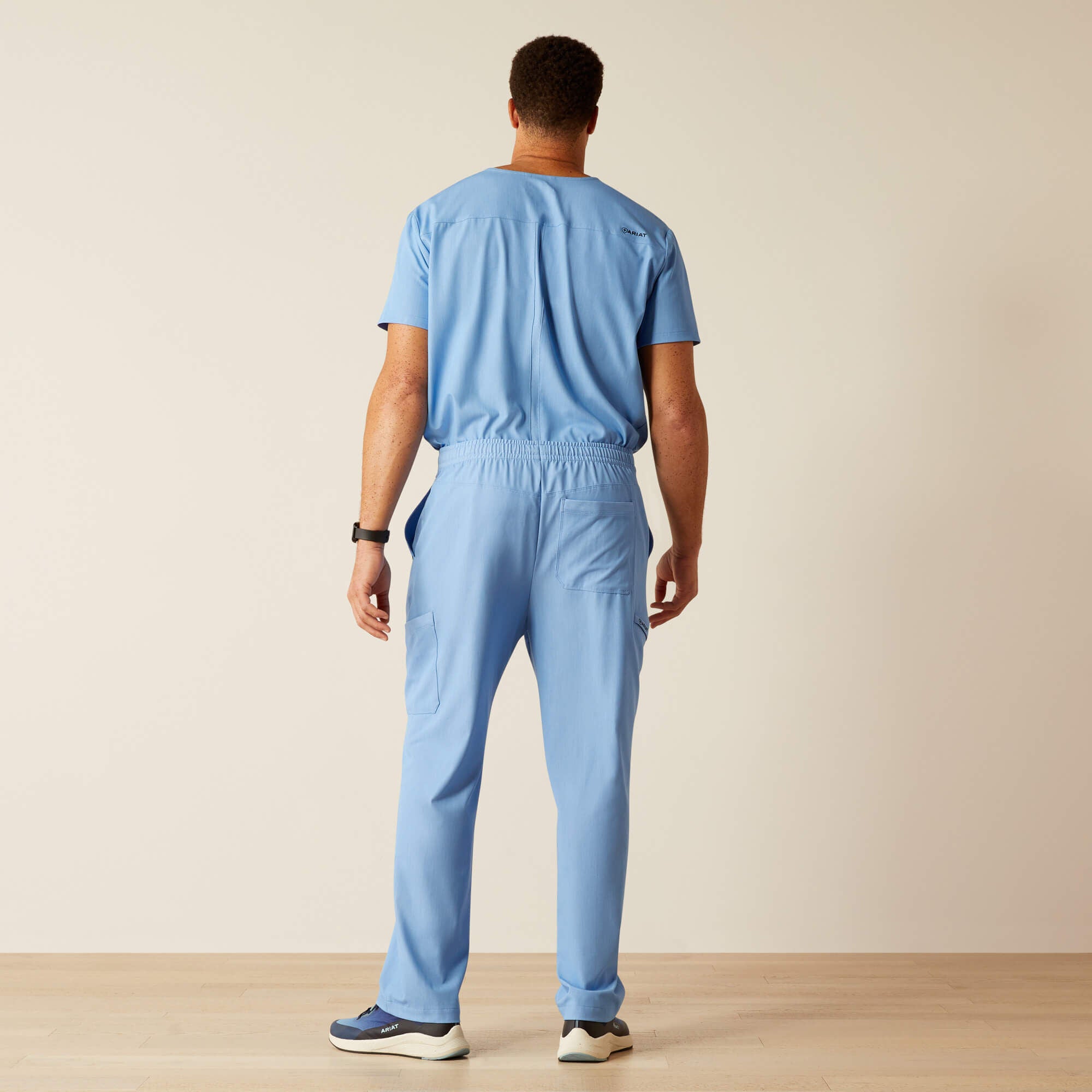 Jacobi Utility Stretch Scrub Pant Men - LIGHT BLUE HEATHER