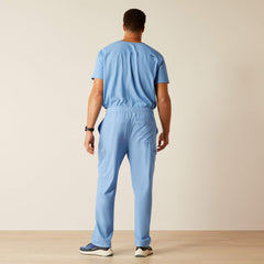 Jacobi Utility Stretch Scrub Pant Men - LIGHT BLUE HEATHER