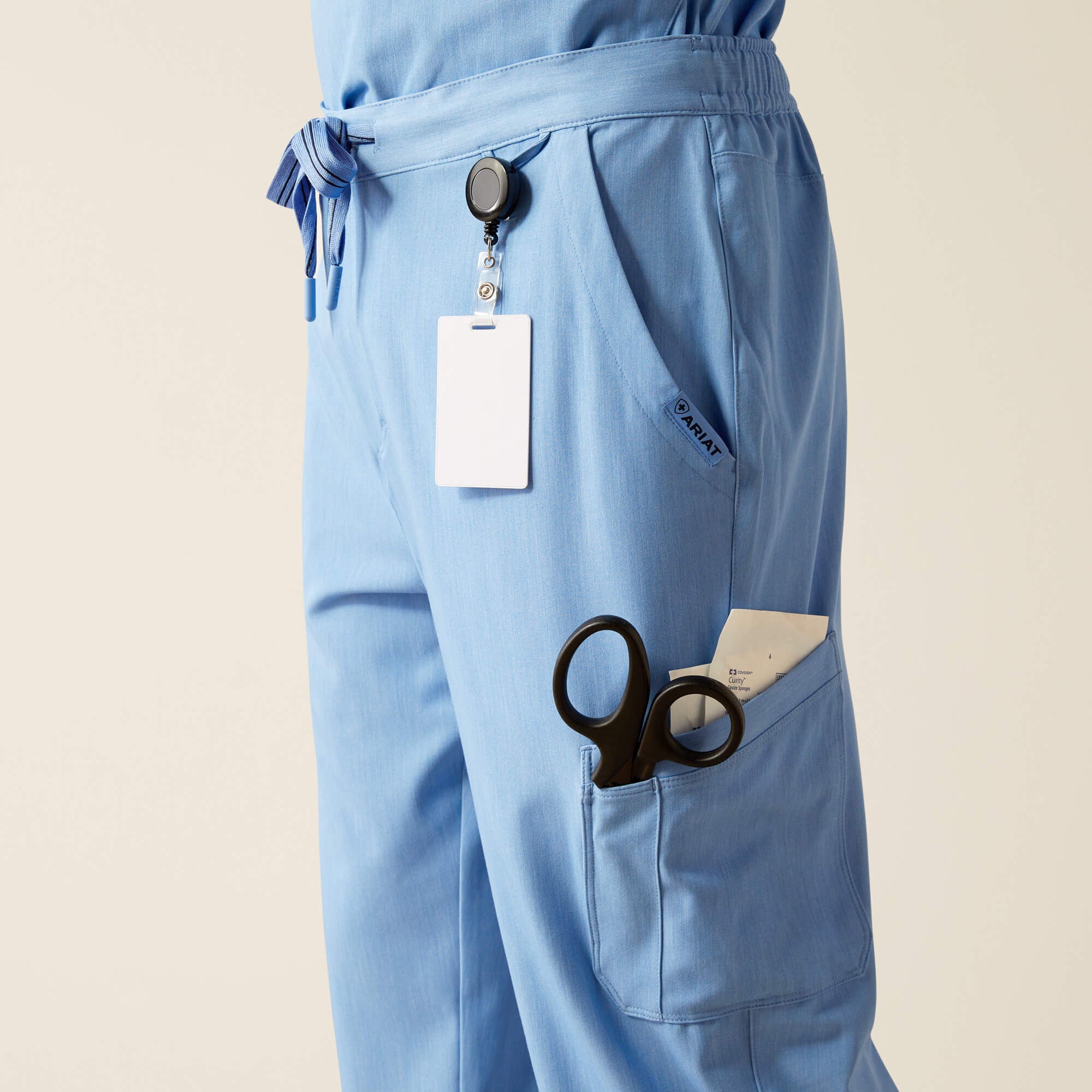 Jacobi Utility Stretch Scrub Pant Men - LIGHT BLUE HEATHER