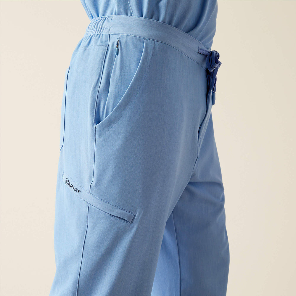 Jacobi Utility Stretch Scrub Pant Men - LIGHT BLUE HEATHER