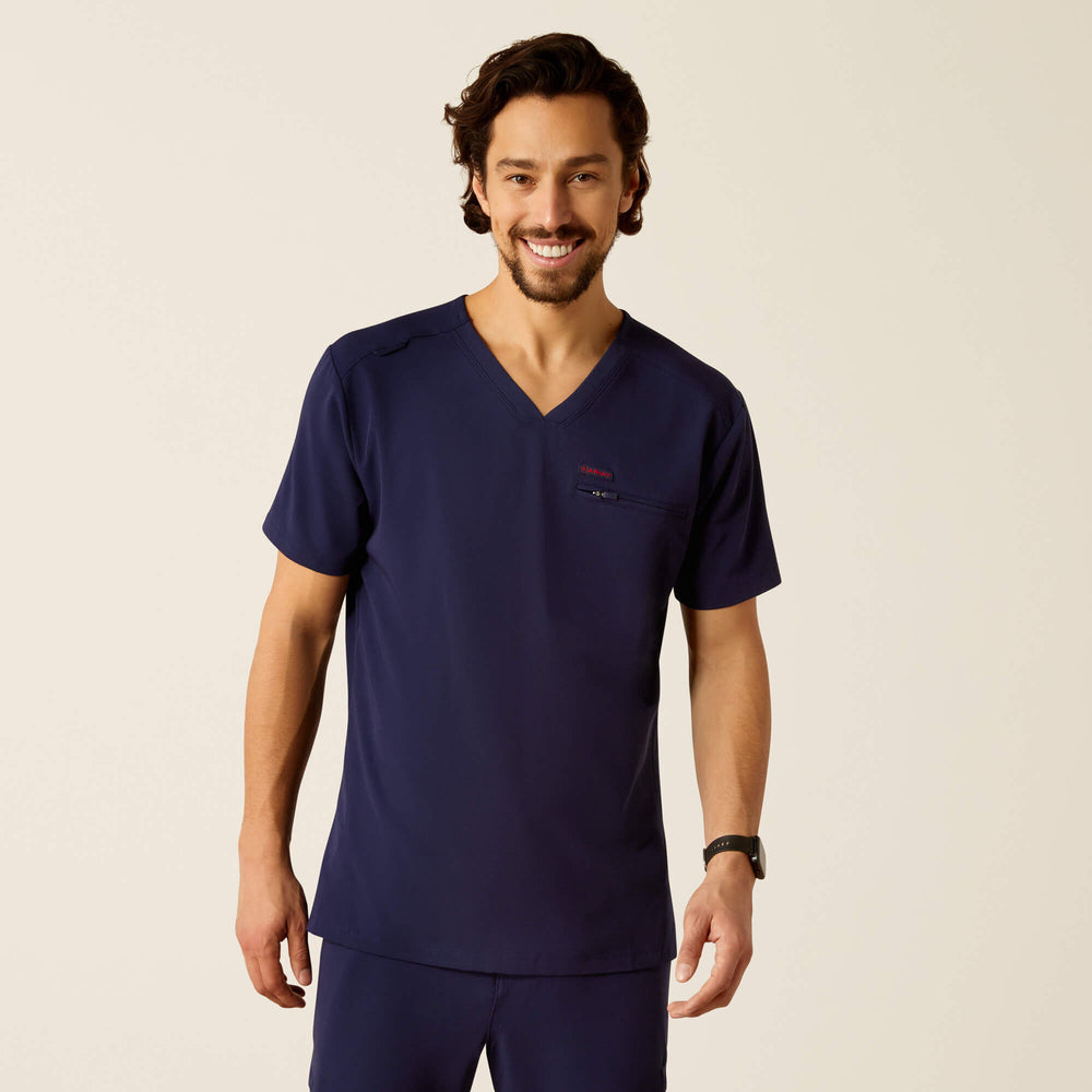 Whitman Scrub Top Men - NAVY