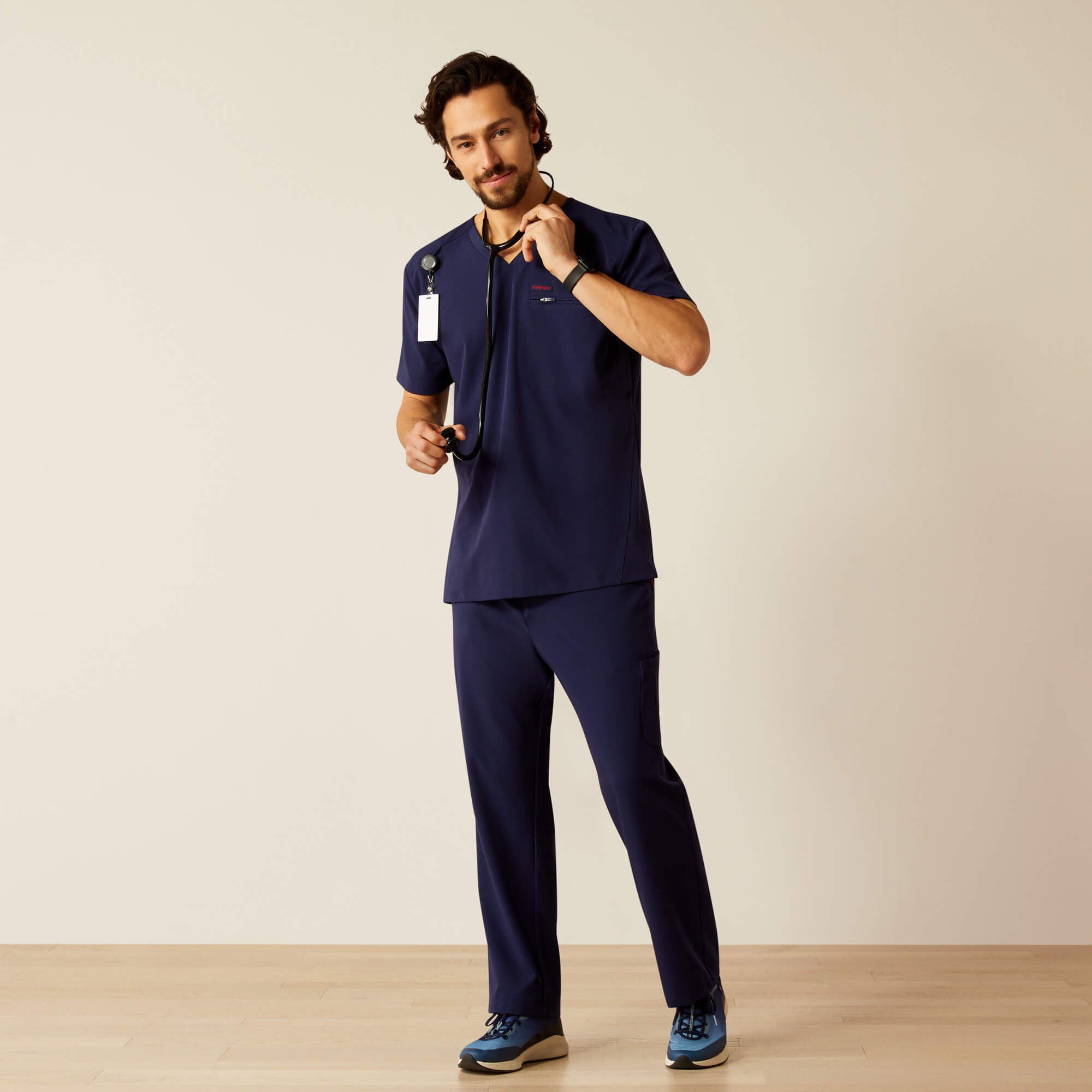 Whitman Scrub Top Men - NAVY
