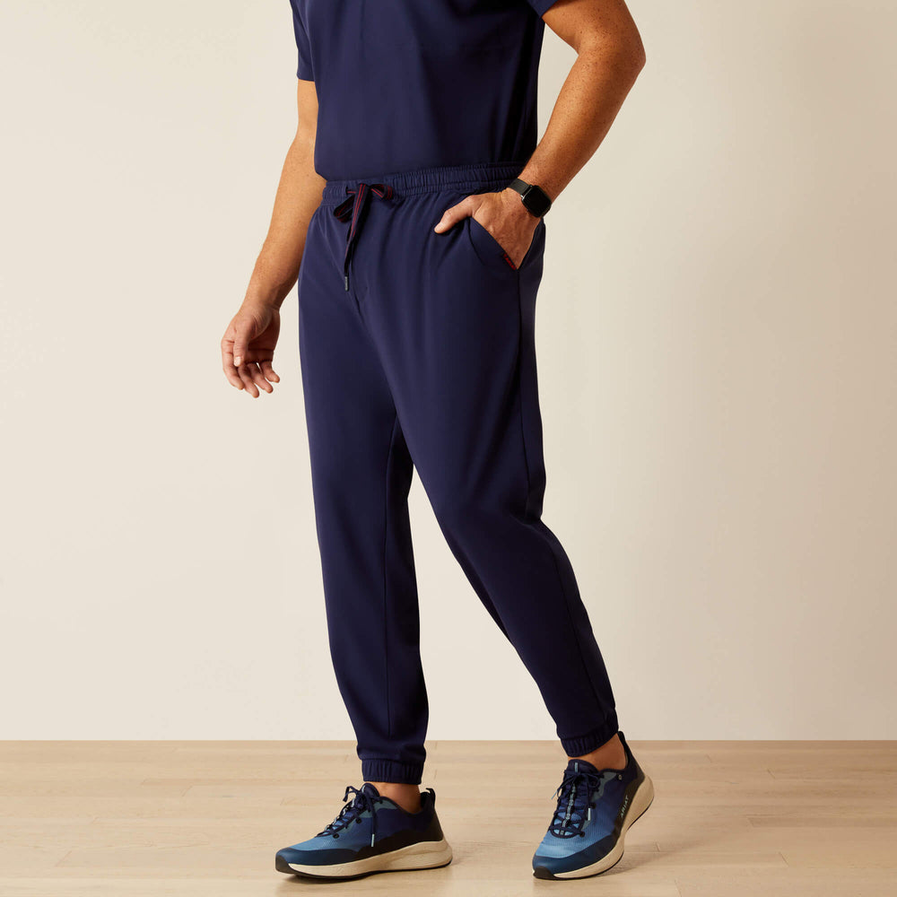 Drew Cargo Stretch Jogger Scrub Pant Men - NAVY