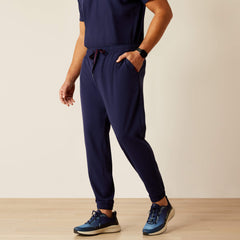 Drew Cargo Stretch Jogger Scrub Pant Men - NAVY
