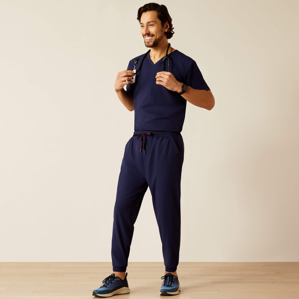 Drew Cargo Stretch Jogger Scrub Pant Men - NAVY