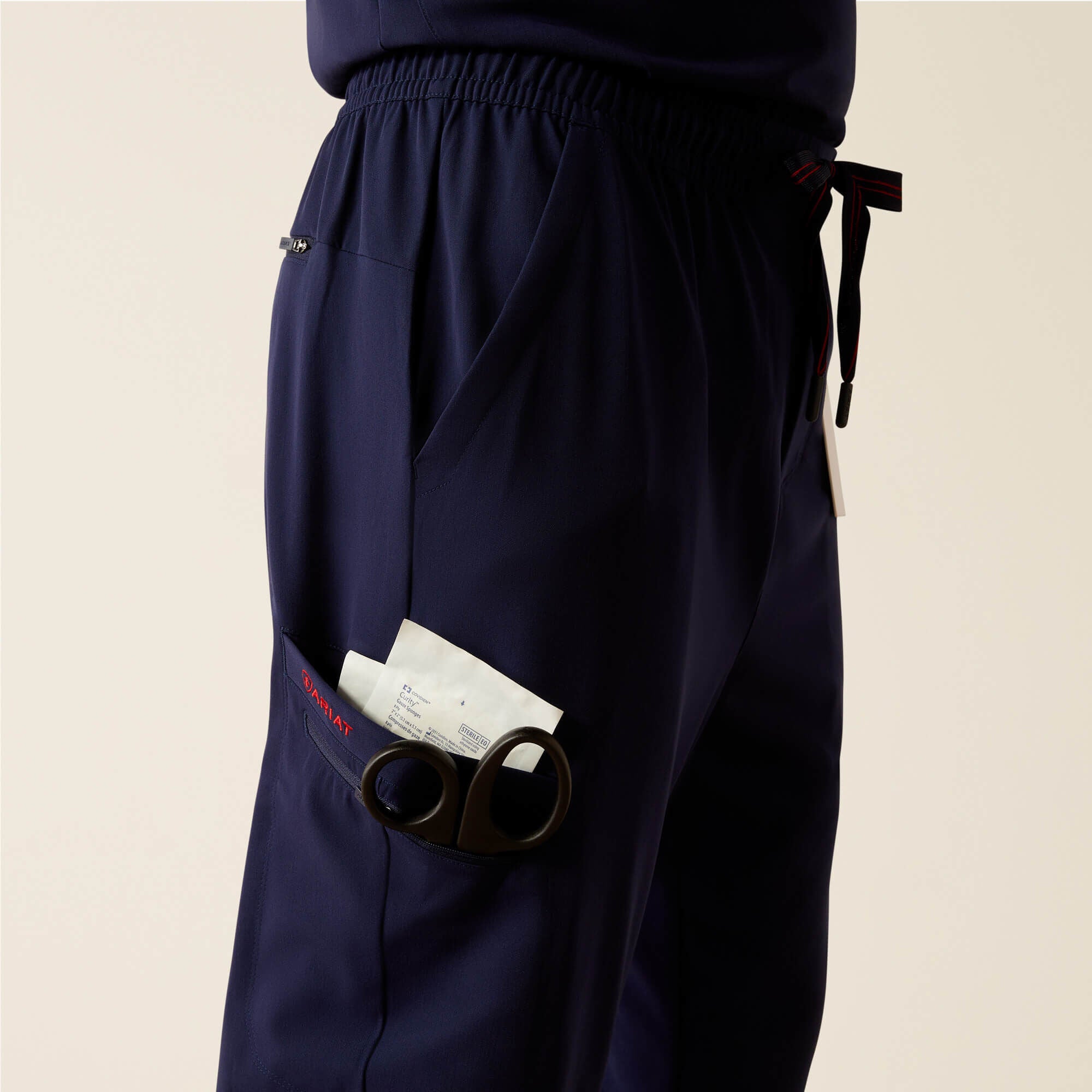 Drew Cargo Stretch Jogger Scrub Pant Men - NAVY