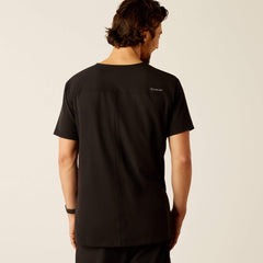 Whitman Scrub Top Men - BLACK