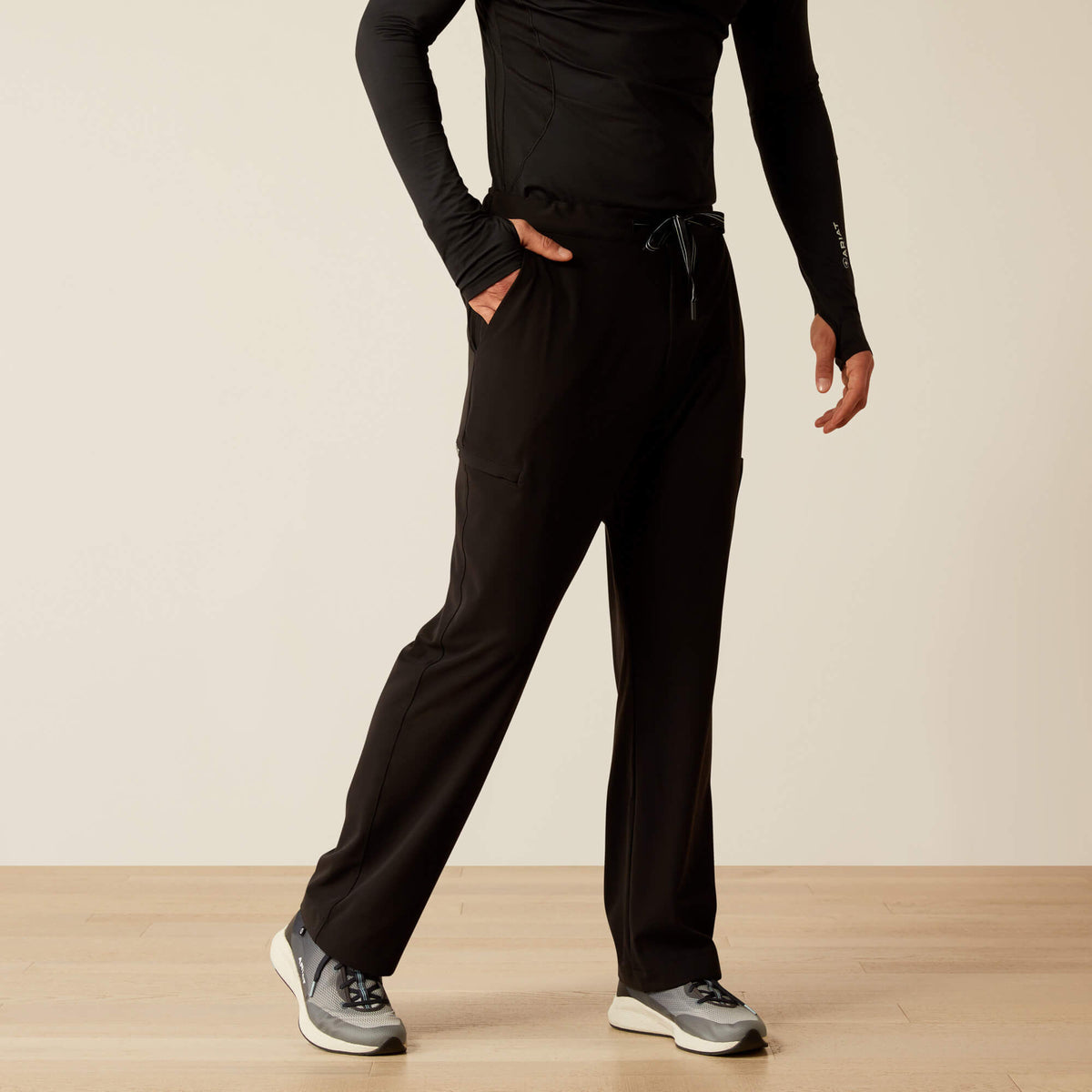 Jacobi Utility Stretch Scrub Pant Men - BLACK