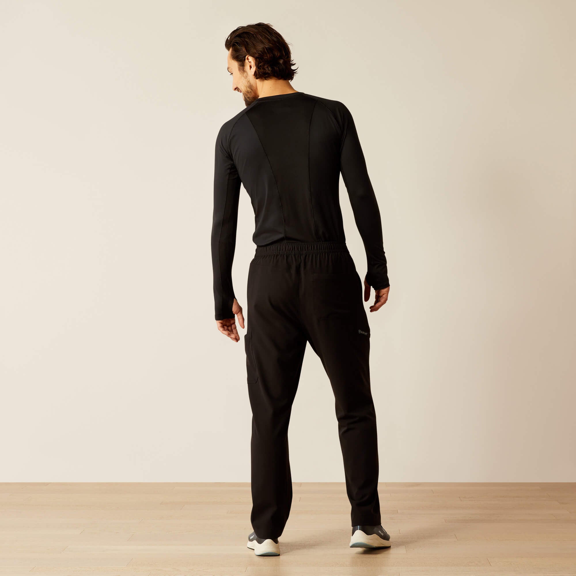 Jacobi Utility Stretch Scrub Pant Men - BLACK