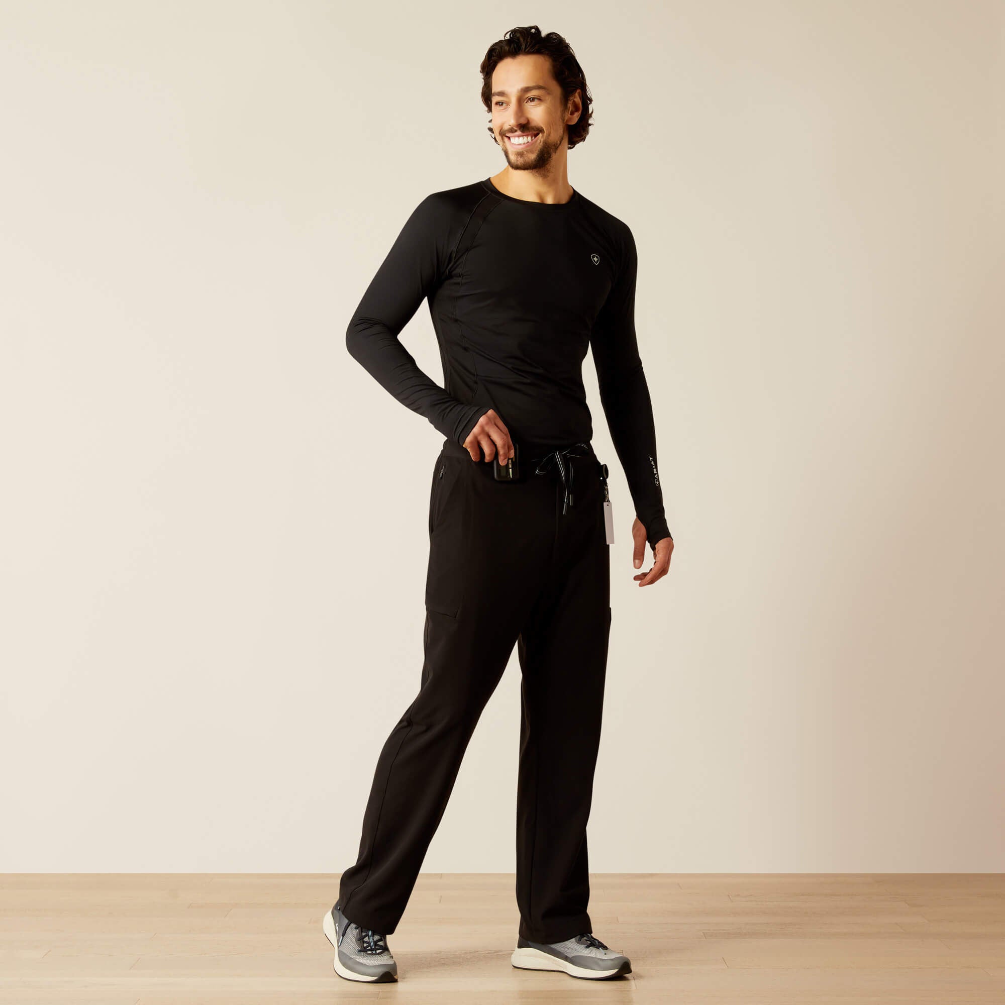 Jacobi Utility Stretch Scrub Pant Men - BLACK