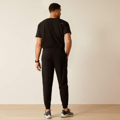 Drew Cargo Stretch Jogger Scrub Pant Men - BLACK