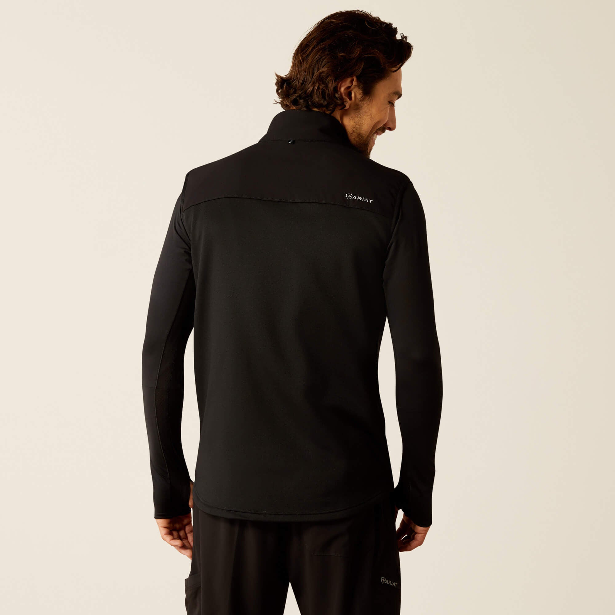Galen Fleece Scrub Vest Men - BLACK