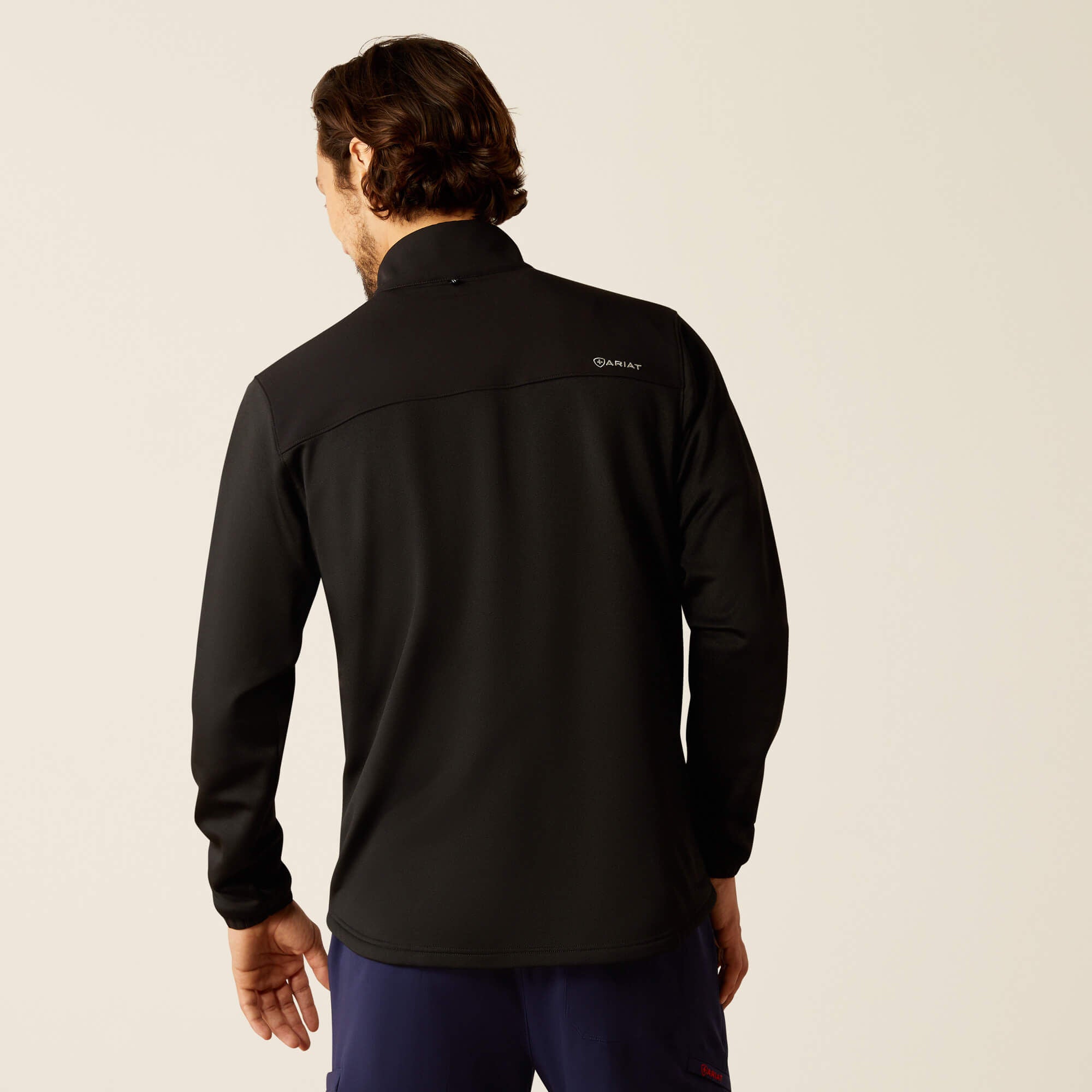 Galen Fleece Scrub Jacket Men - BLACK