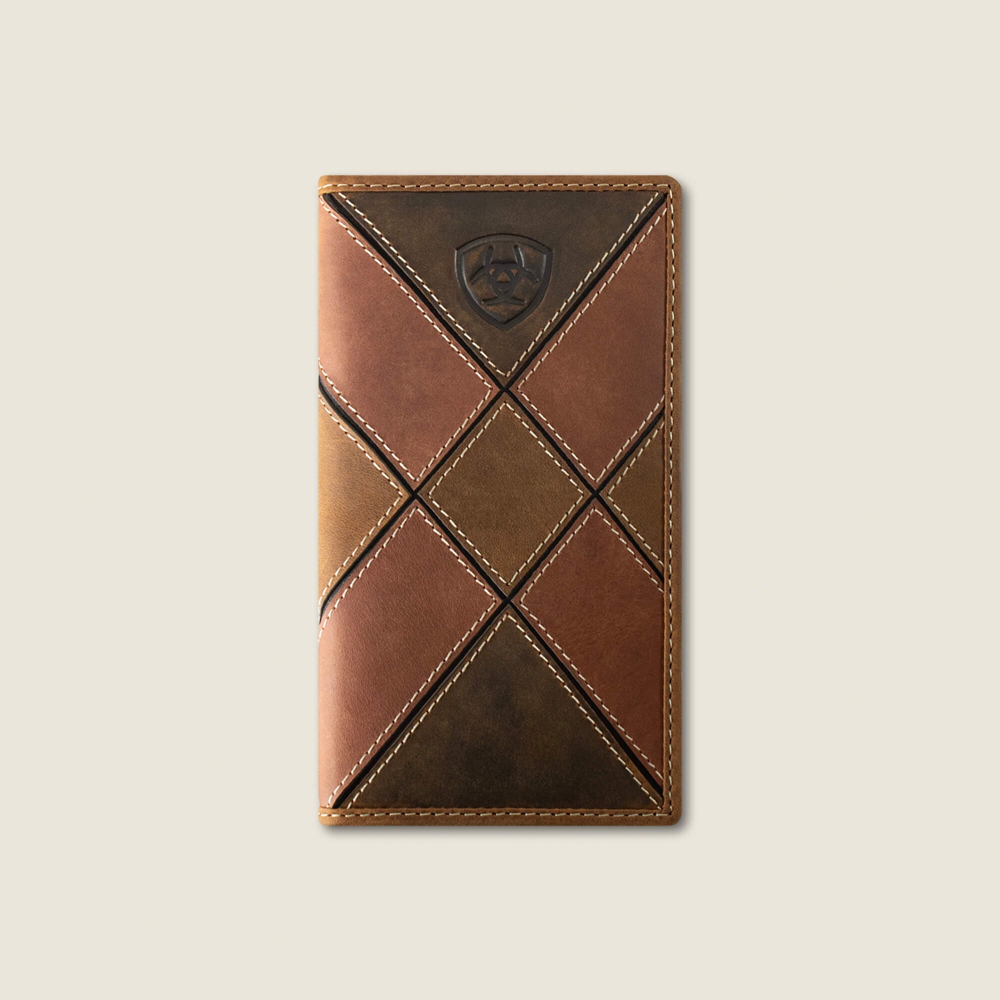 Patchwork Embroidered Logo Rodeo Wallet Men - MULTI