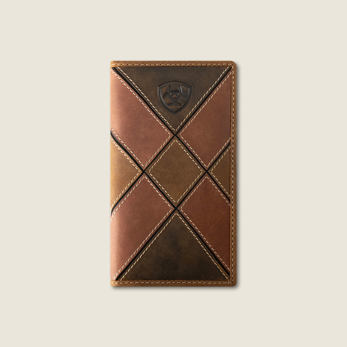 Patchwork Embroidered Logo Rodeo Wallet Men - MULTI
