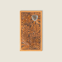 Southwest Emboss Rodeo Wallet Men - BROWN