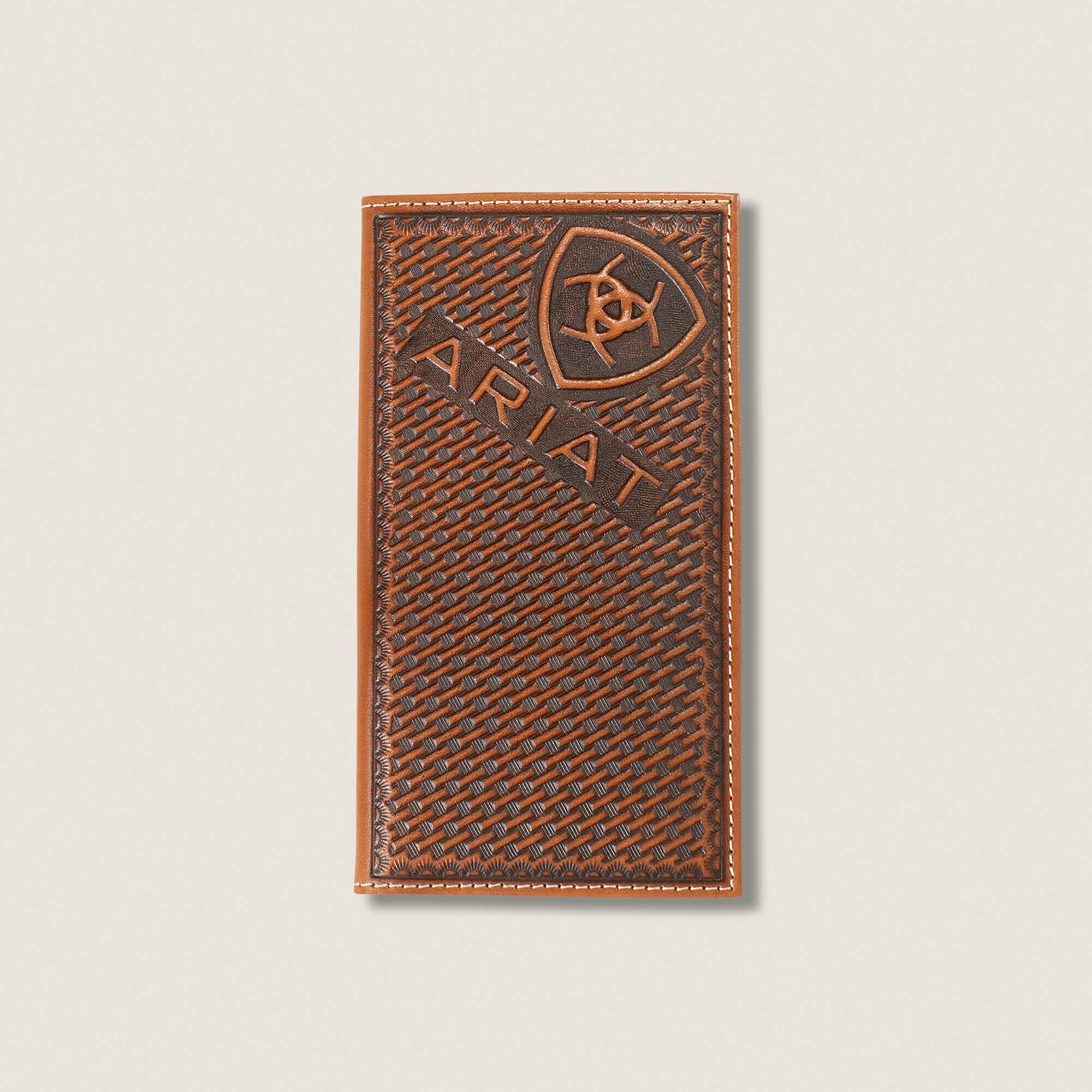 Weaved Rodeo Wallet Men - BROWN
