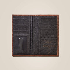 Rodeo Wallet Beaded Basketweave Men - TAN