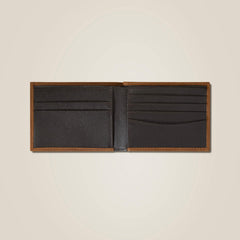 Flag Shield Bifold Wallet Men - BROWN