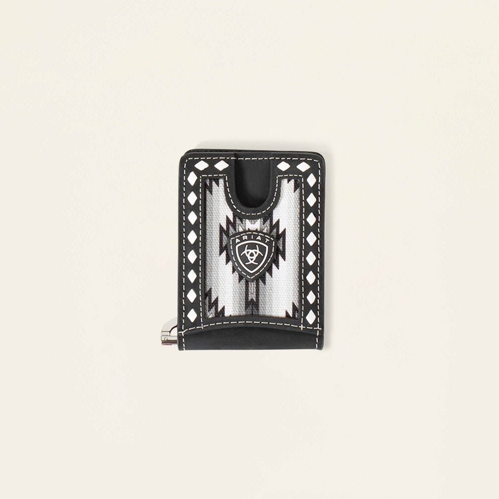 Southwest Diamond Money Clip Men - BLACK