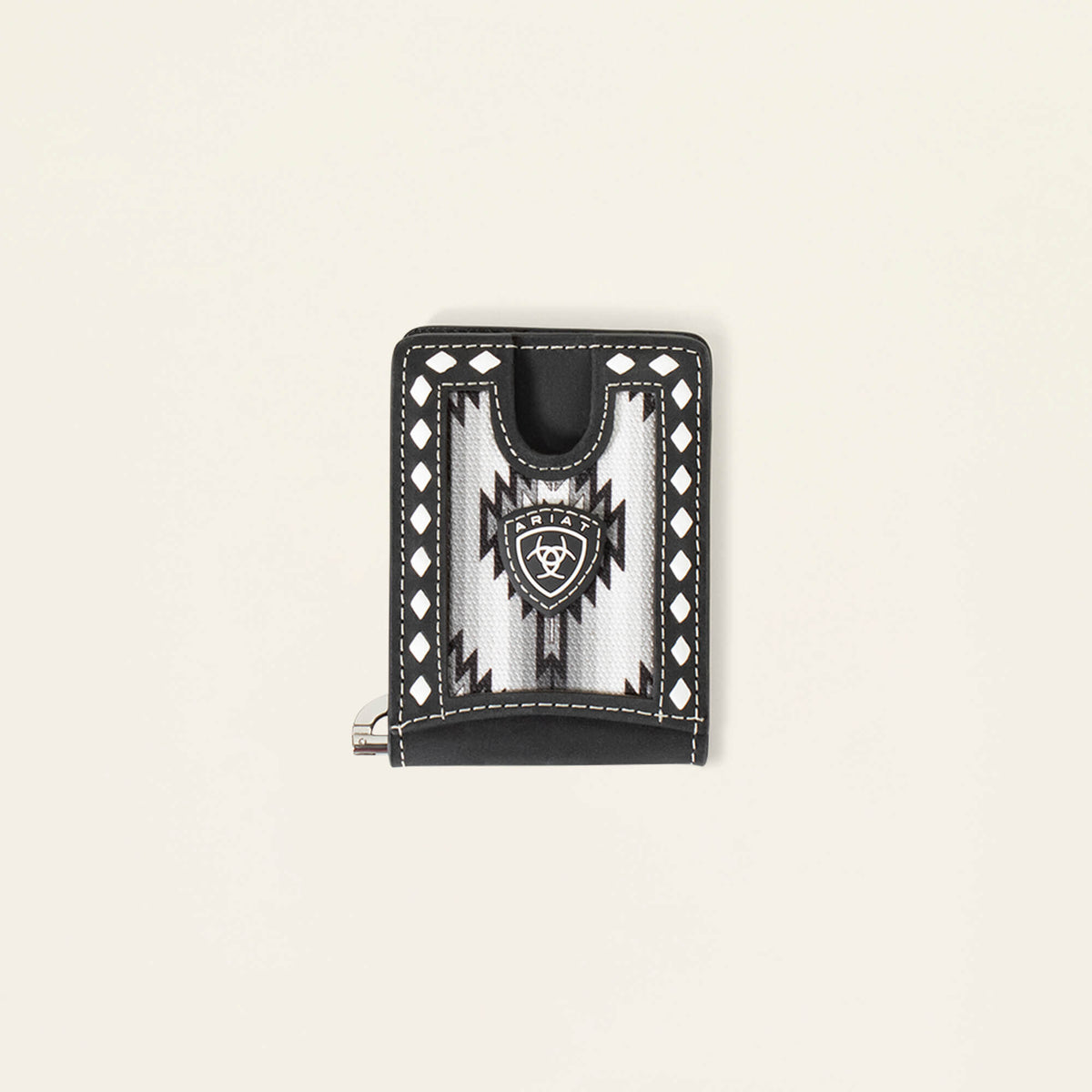 Southwest Diamond Money Clip Men - BLACK
