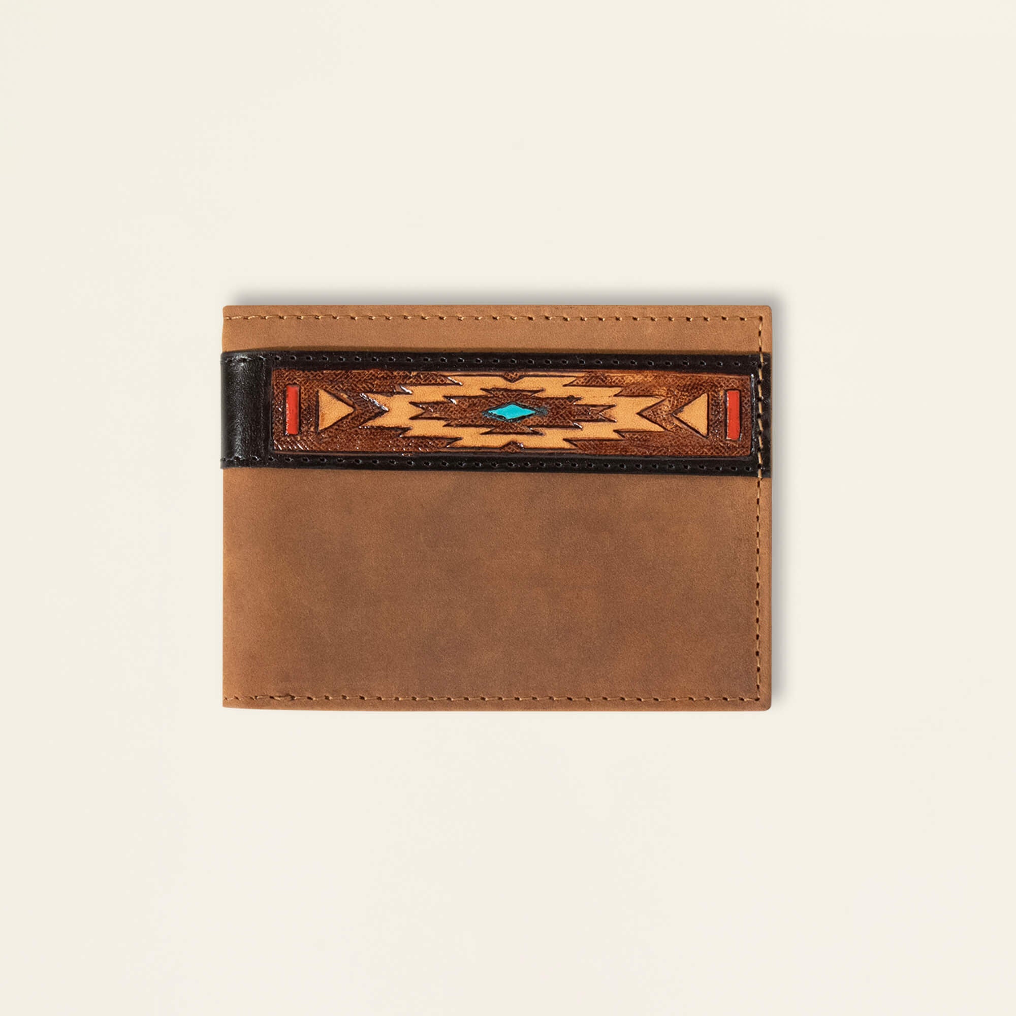 Southwest Bifold Wallet Men - BLACK