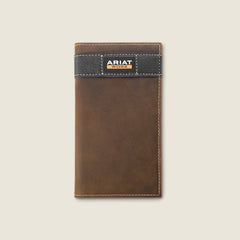 Work Canvas Money Clip Wallet Men - BROWN