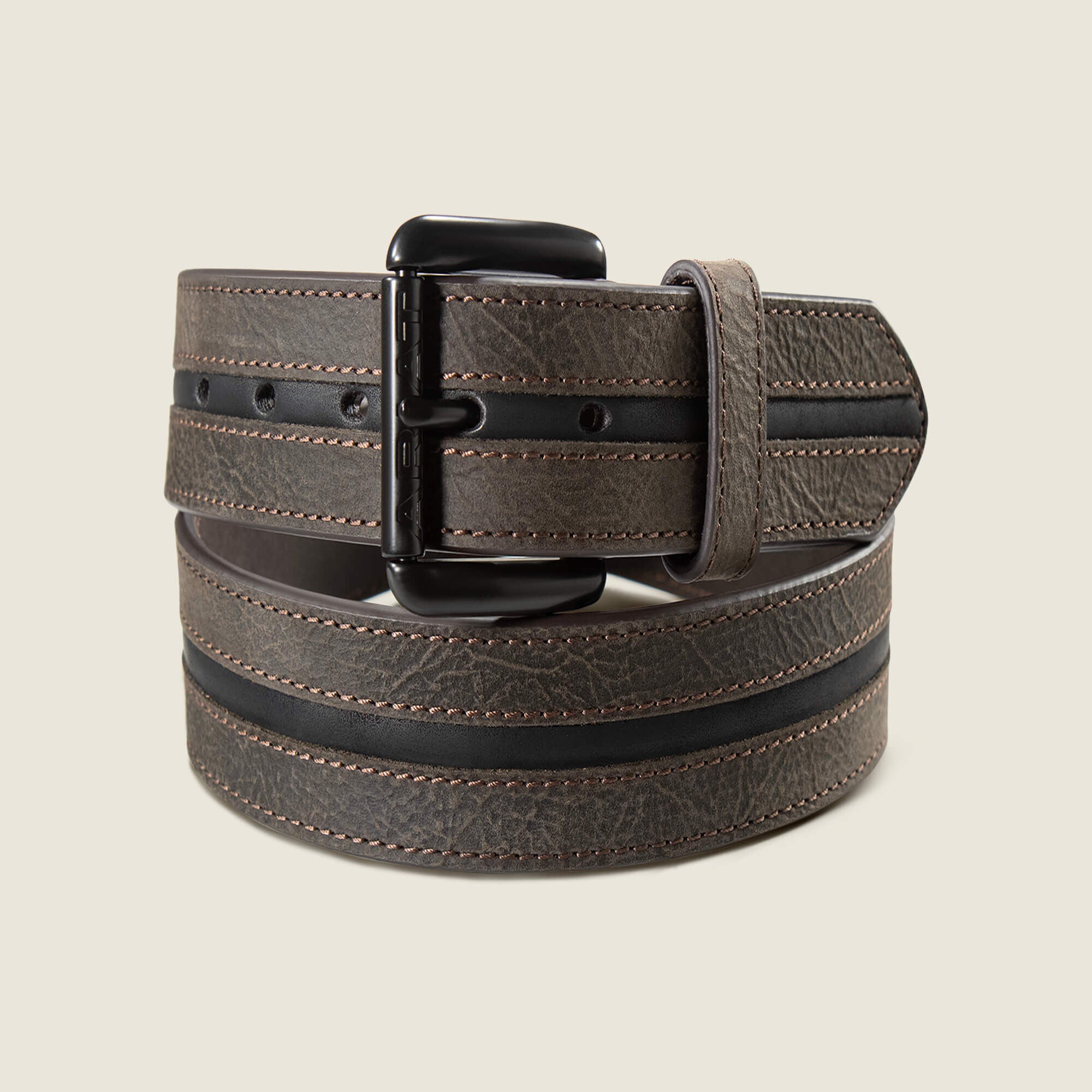 Work Center Inlay Belt Men - BROWN