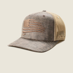 Patriot Flag Cap Men - BROWN