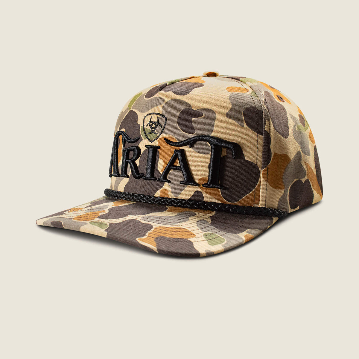 3D Embroidered Camo Cap Men - TAN