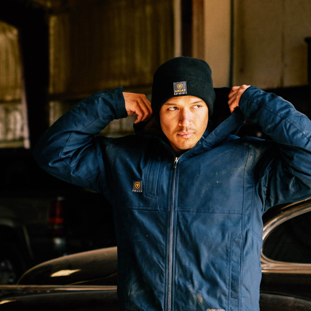 Rebar Watch Cap Men - BLACK